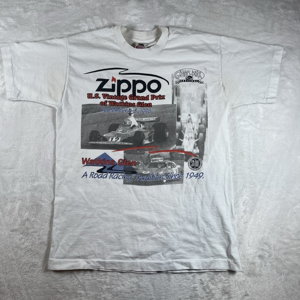 Vintage Zippo Grand‎ Price Of Watkins Glen 1996 Medium Tee
